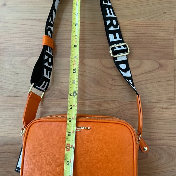 $FIRM. RARE KARL Lagerfeld Paris Bag Ginger, Maybelle Crossbody Shoulder Purse - Picture 13 of 15